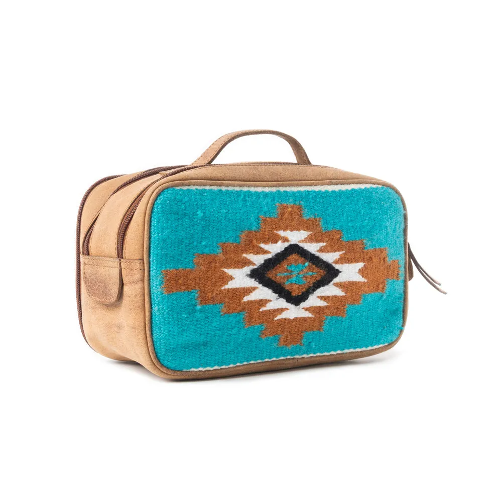 Martha High Trail Toiletries Bag In Blue sold by Myra Bag product image thumbnail 2