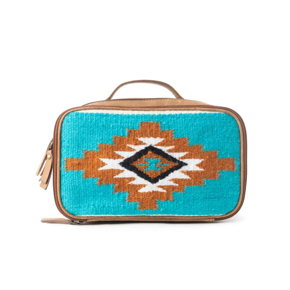 Martha High Trail Toiletries Bag In Blue sold by Myra Bag product image thumbnail 3