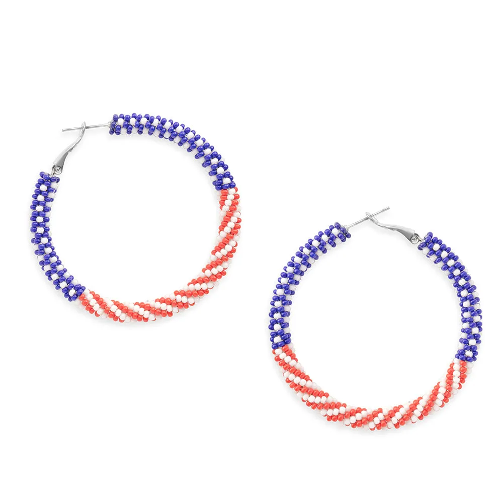 My Country 'Tis of Thee Earrings In Multicolor sold by Myra Bag product image thumbnail 2