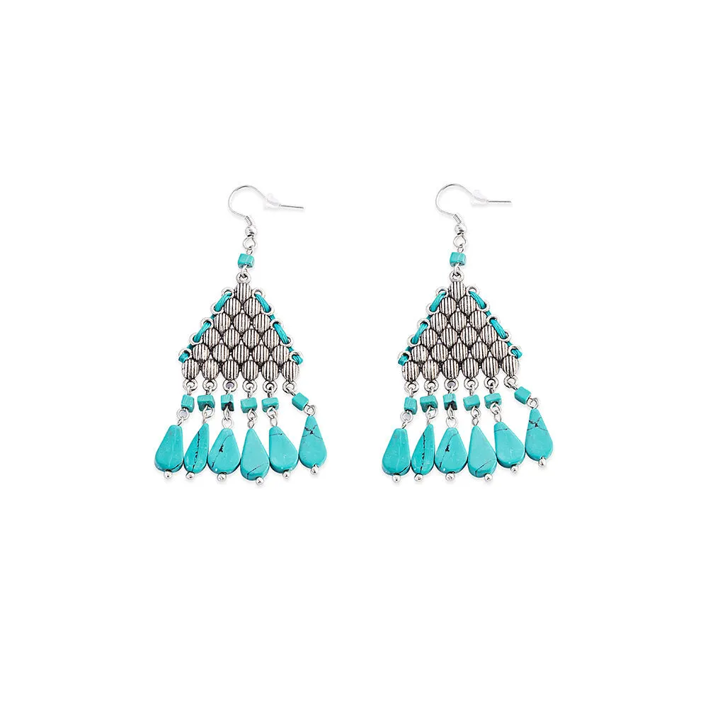 Consolatta Earrings In Blue sold by Myra Bag