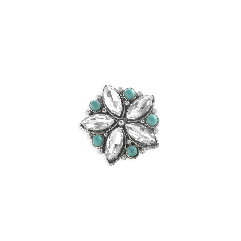 Sparkling Blossom Ring sold by Myra Bag product image thumbnail 4