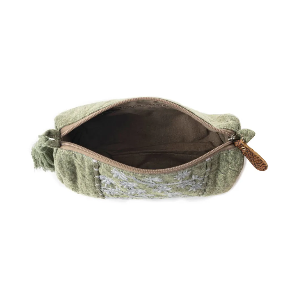 Bohemian Green Supreme Clutch Bag In Olive Green sold by Myra Bag product image thumbnail 4