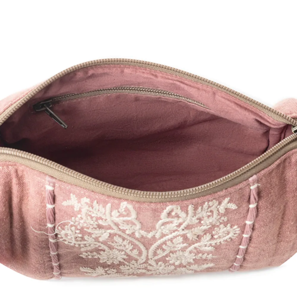 Victorian Lace Legacy Clutch Bag In Pink sold by Myra Bag product image thumbnail 4