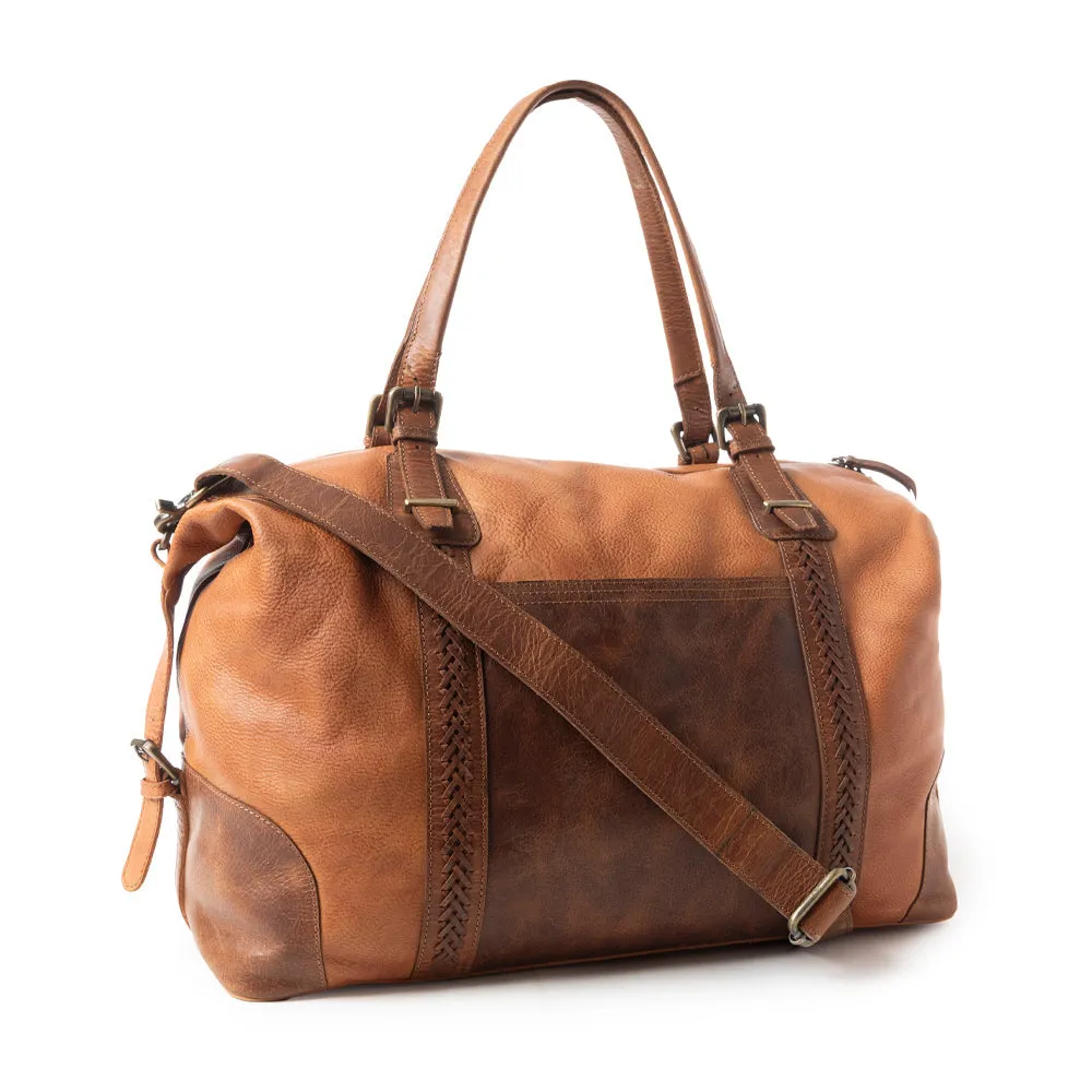 Mustang Rock Duffel In Brown sold by Myra Bag product image thumbnail 2