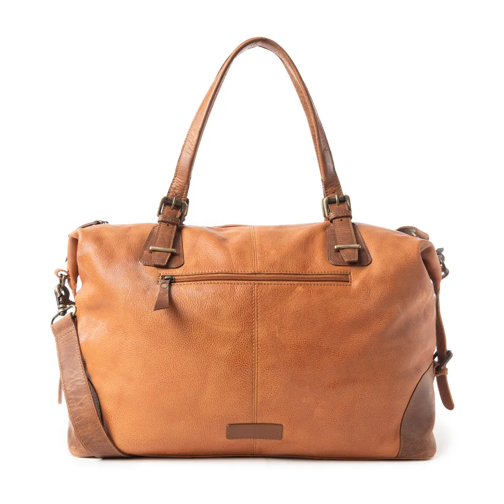 Mustang Rock Duffel In Brown sold by Myra Bag product image thumbnail 3