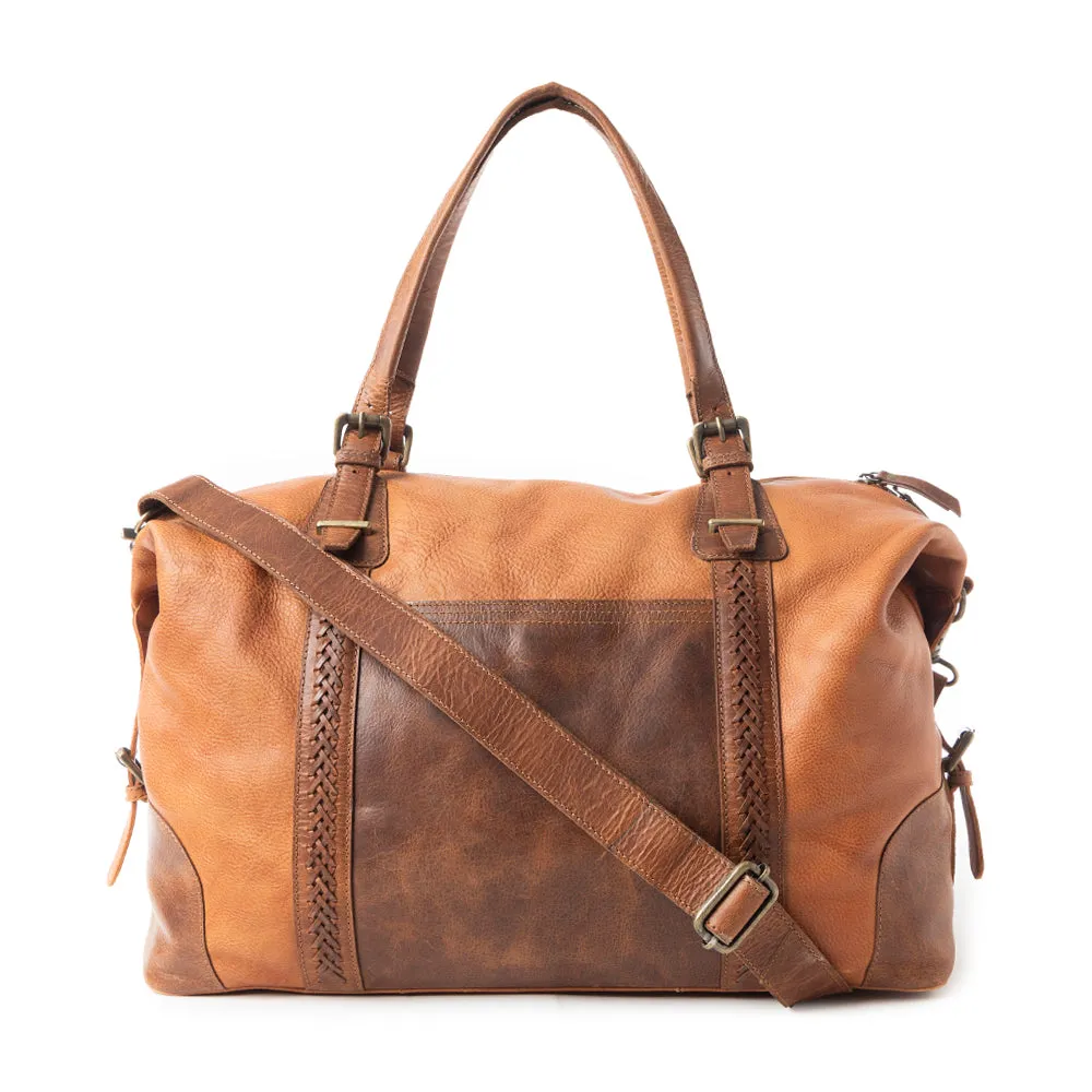 Mustang Rock Duffel In Brown sold by Myra Bag