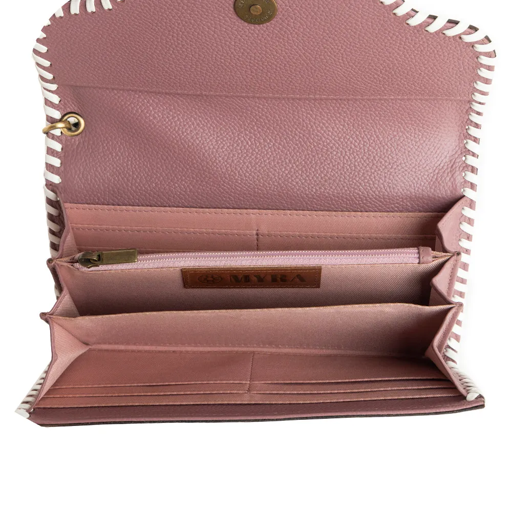 Desert Roses Wallet in Crimson In Pink sold by Myra Bag product image thumbnail 4