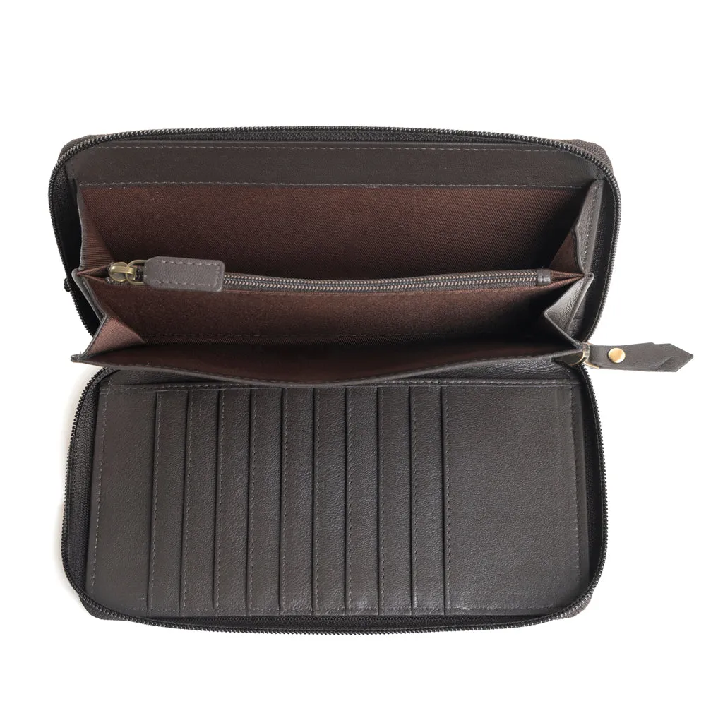 Of Prairie Sunsets Wallet In Brown sold by Myra Bag product image thumbnail 5