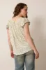 Jerrilou Floral Top In Off White sold by Myra Bag