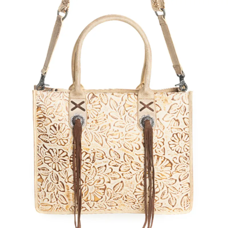 Angelstone Ridge Handbag in Mocha sold by Myra Bag