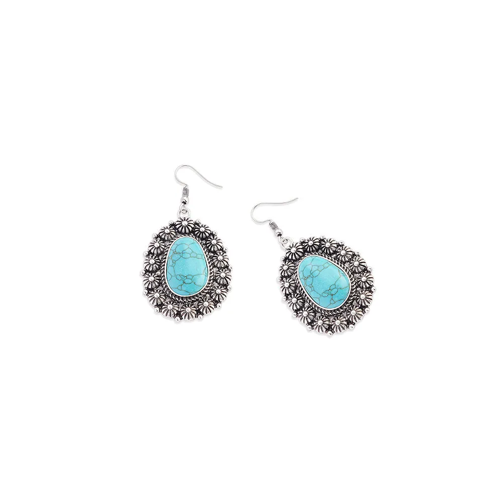 Lunare Light Earrings In Blue sold by Myra Bag