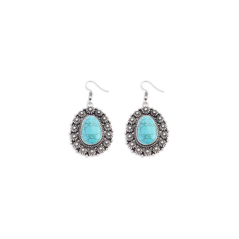 Lunare Light Earrings In Blue sold by Myra Bag product image thumbnail 2