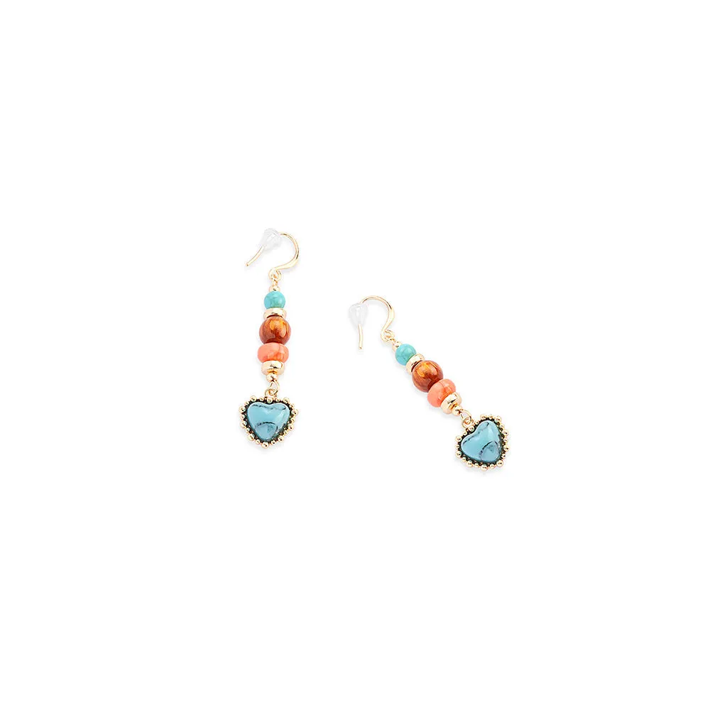 Trail Delight Earrings In Blue sold by Myra Bag