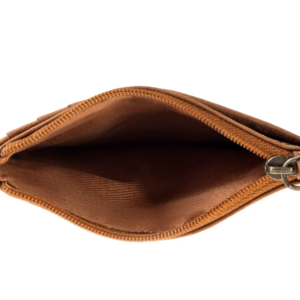 Western Fork Credit Card Holder in Camel sold by Myra Bag product image thumbnail 4