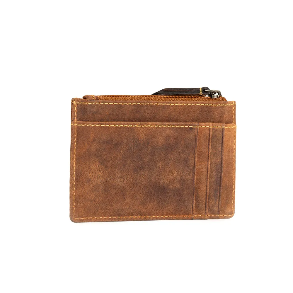 Western Fork Credit Card Holder in Camel sold by Myra Bag product image thumbnail 3