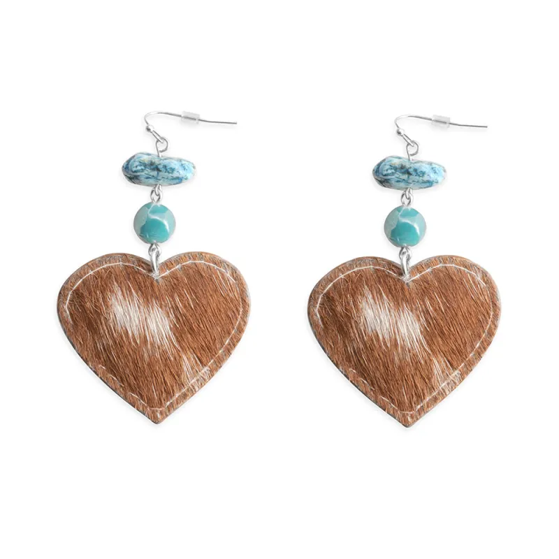 Light of My Heart Earrings In Brown sold by Myra Bag