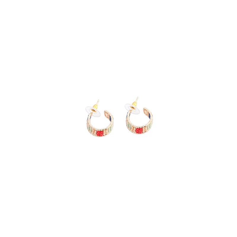 Gerramonda Bead Earrings In Red sold by Myra Bag