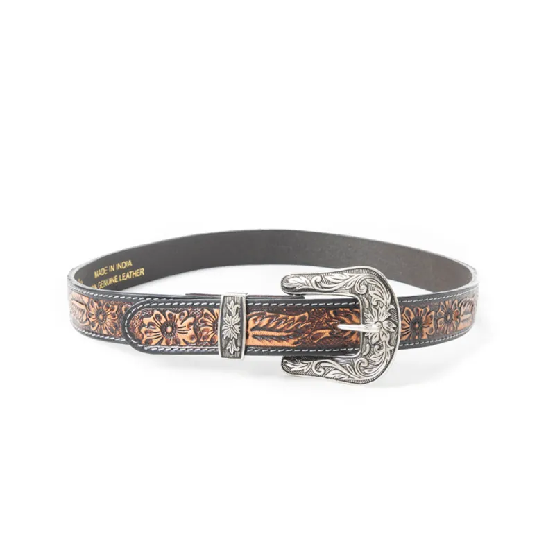 Jenson Hill Kid's Belt In Brown sold by Myra Bag