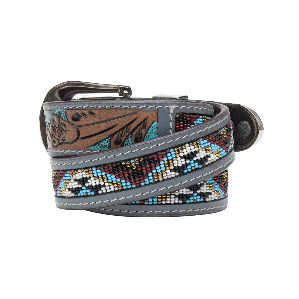 Sunrise Over Sanora Hand-tooled Women's Belt sold by Myra Bag product image thumbnail 2