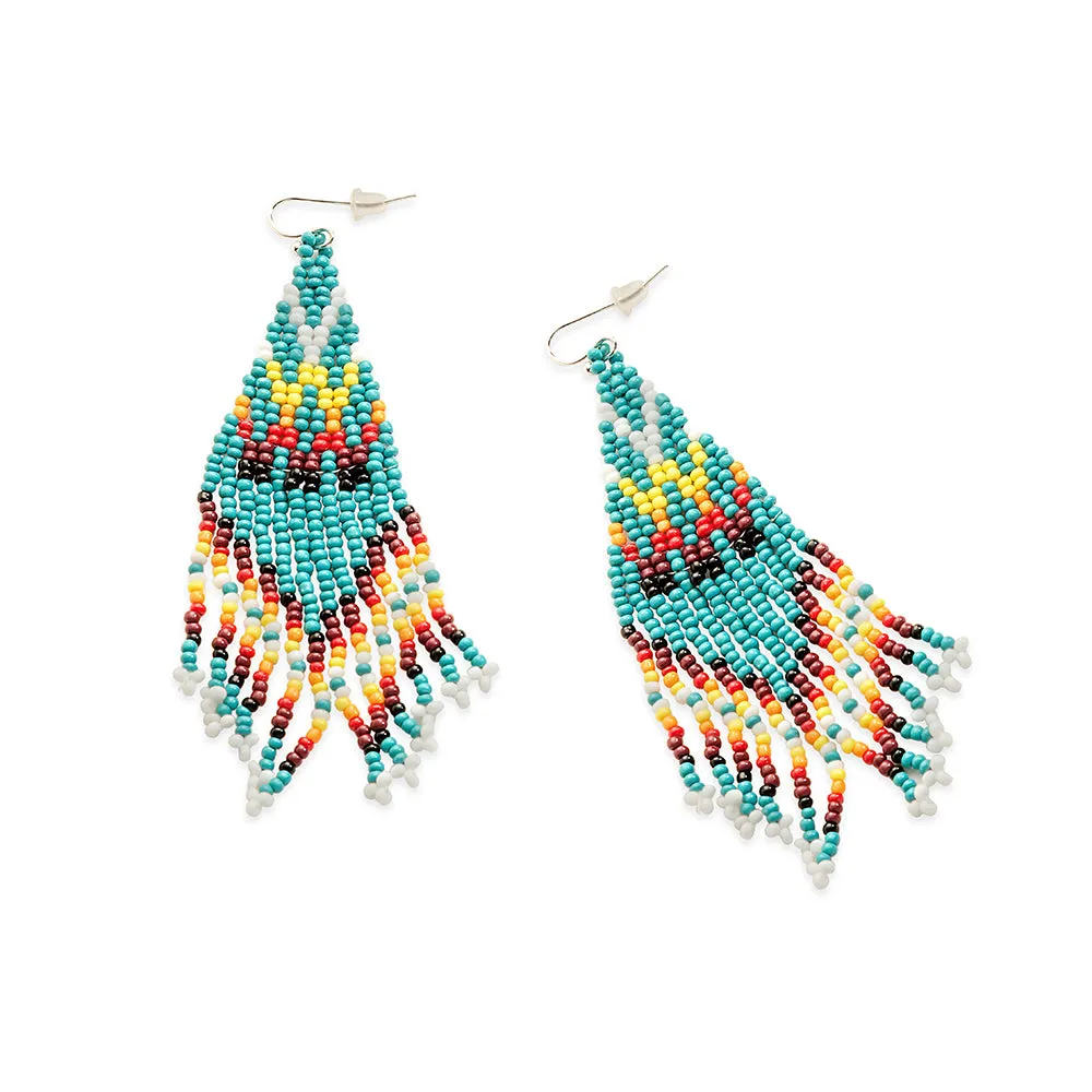 Thunderbird Wings Beaded Earrings sold by Myra Bag product image thumbnail 2