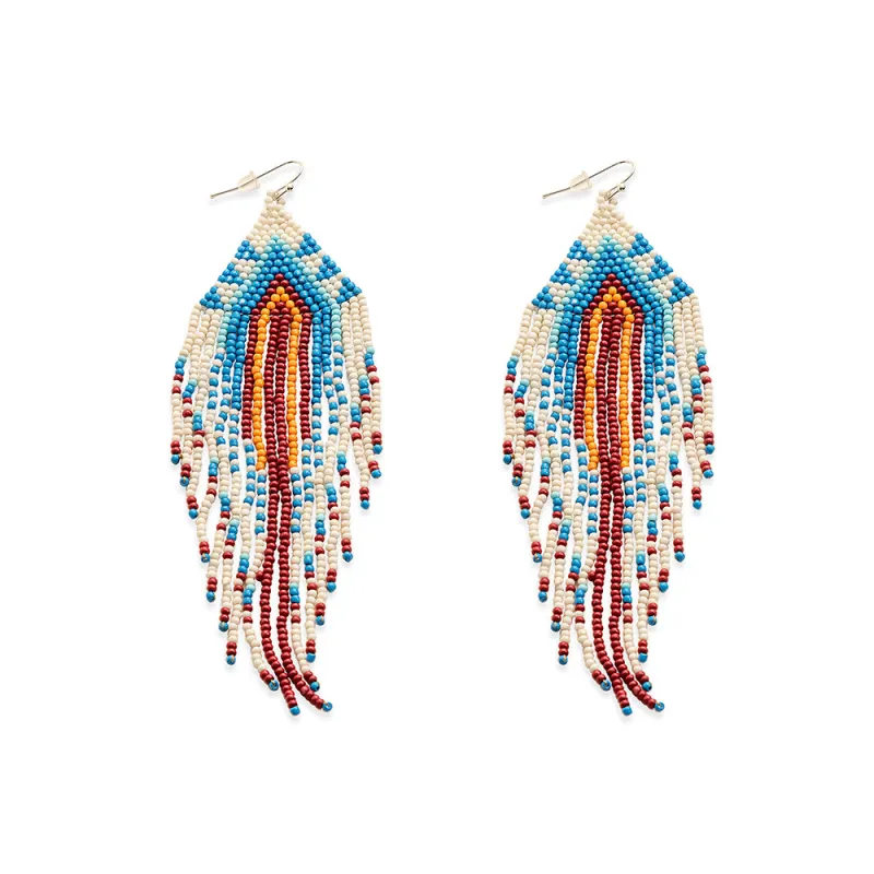 Strands of History Beaded Earrings sold by Myra Bag