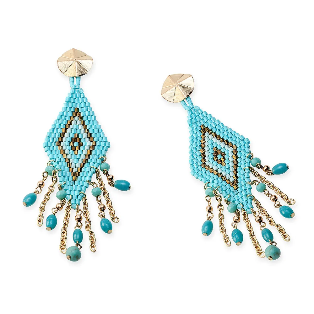 Mesa Rain Dance Beaded Earrings sold by Myra Bag product image thumbnail 2