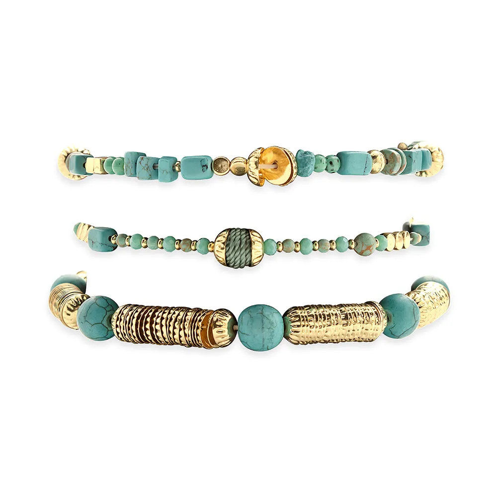 Fox Spring Stacked Bracelet sold by Myra Bag product image thumbnail 2
