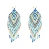Lonanna Beaded Earrings In Blue sold by Myra Bag
