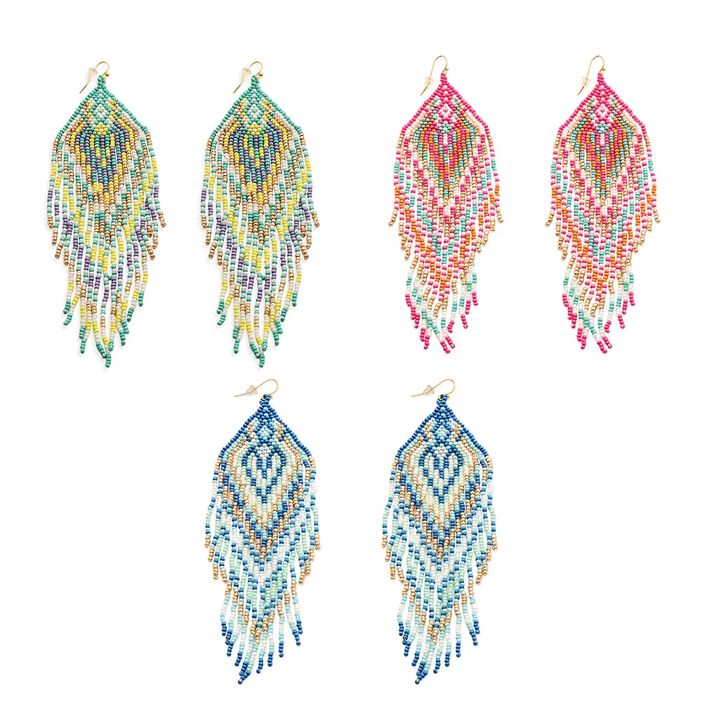 Lonanna Beaded Earrings Variant Combo sold by Myra Bag
