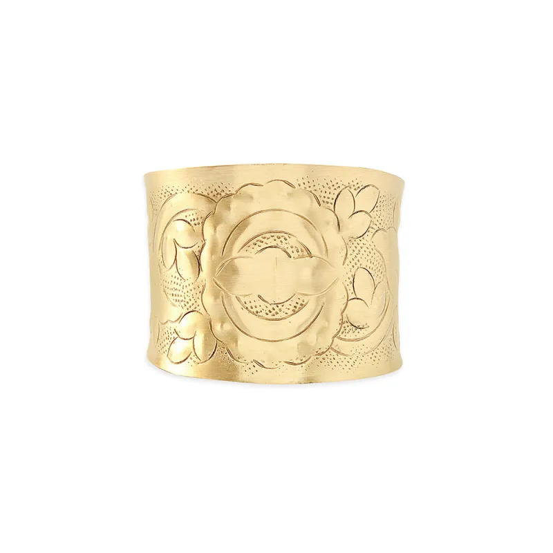 Medallion Sun Cuff Bracelet sold by Myra Bag