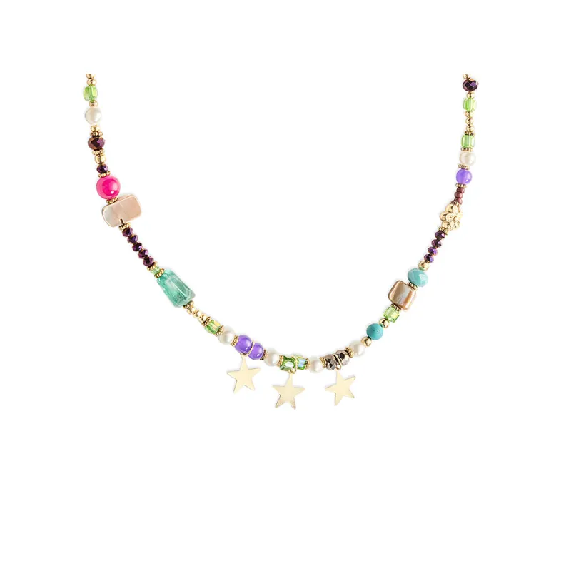 Tri-Star Trail Necklace sold by Myra Bag