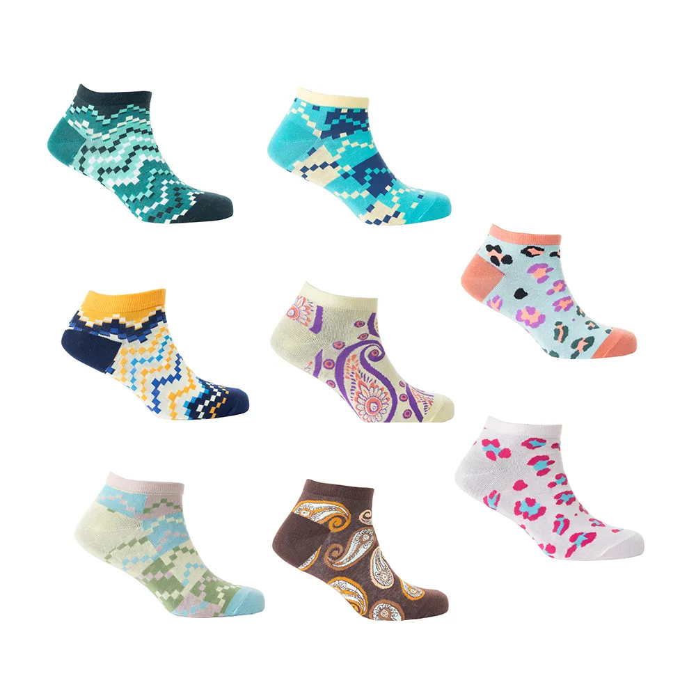 Sunshine Swirl Ankle Socks Combo sold by Myra Bag