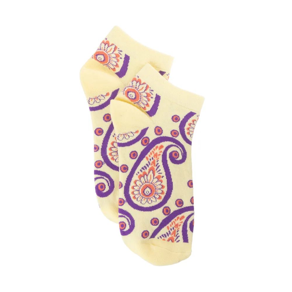 Sunshine Swirl Suzie Ankle Socks In Cream sold by Myra Bag product image thumbnail 4