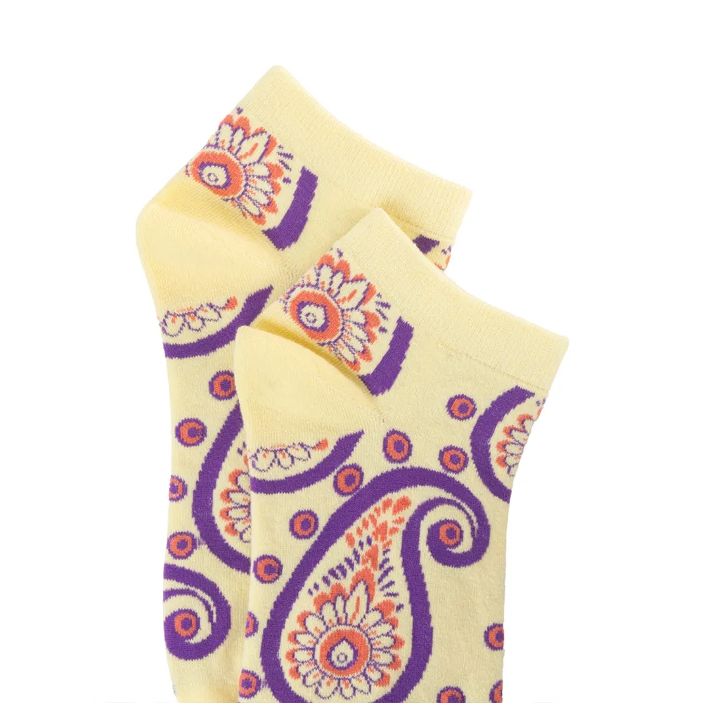 Sunshine Swirl Suzie Ankle Socks In Cream sold by Myra Bag product image thumbnail 5