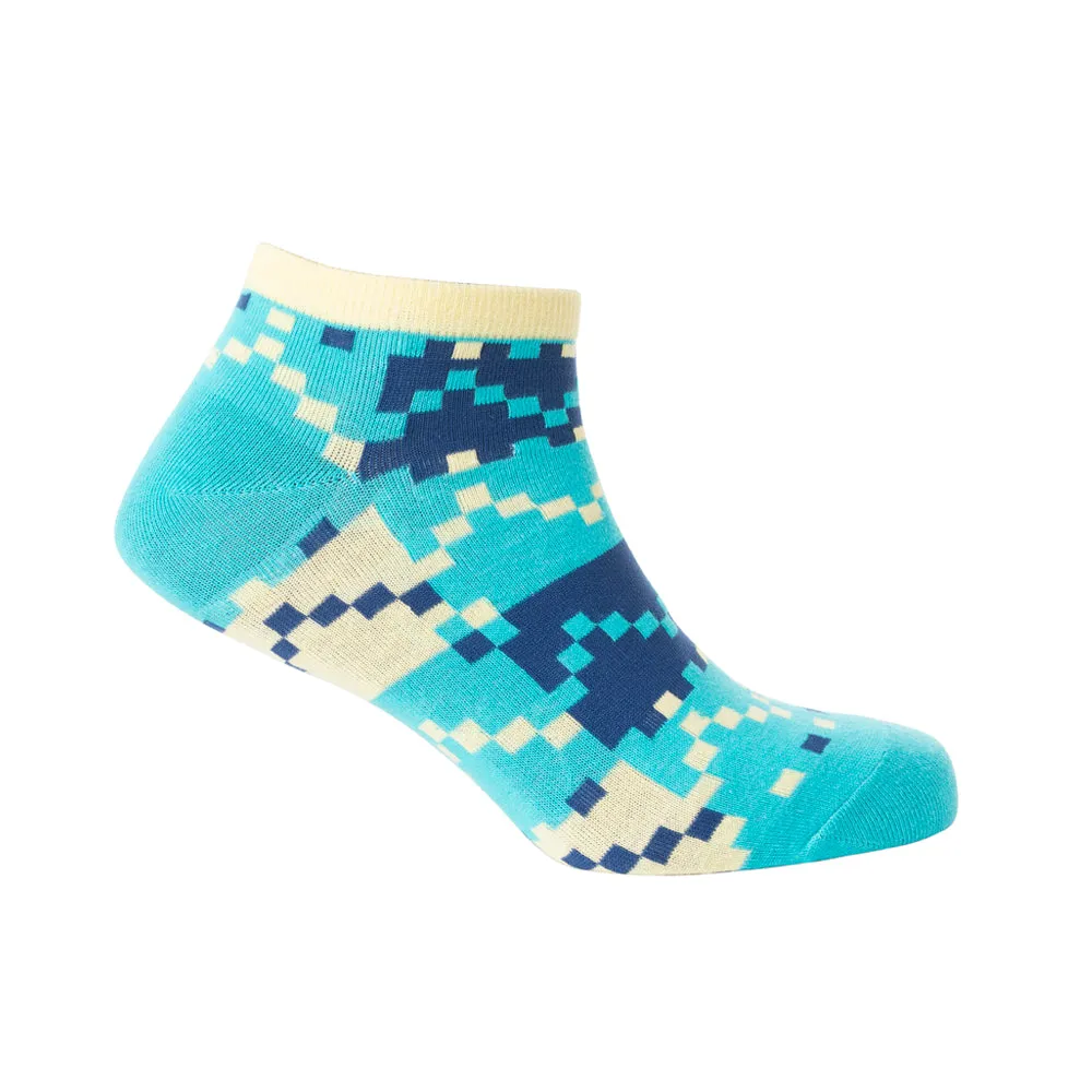 Buttercup Breeze Betty Ankle Socks In Blue sold by Myra Bag
