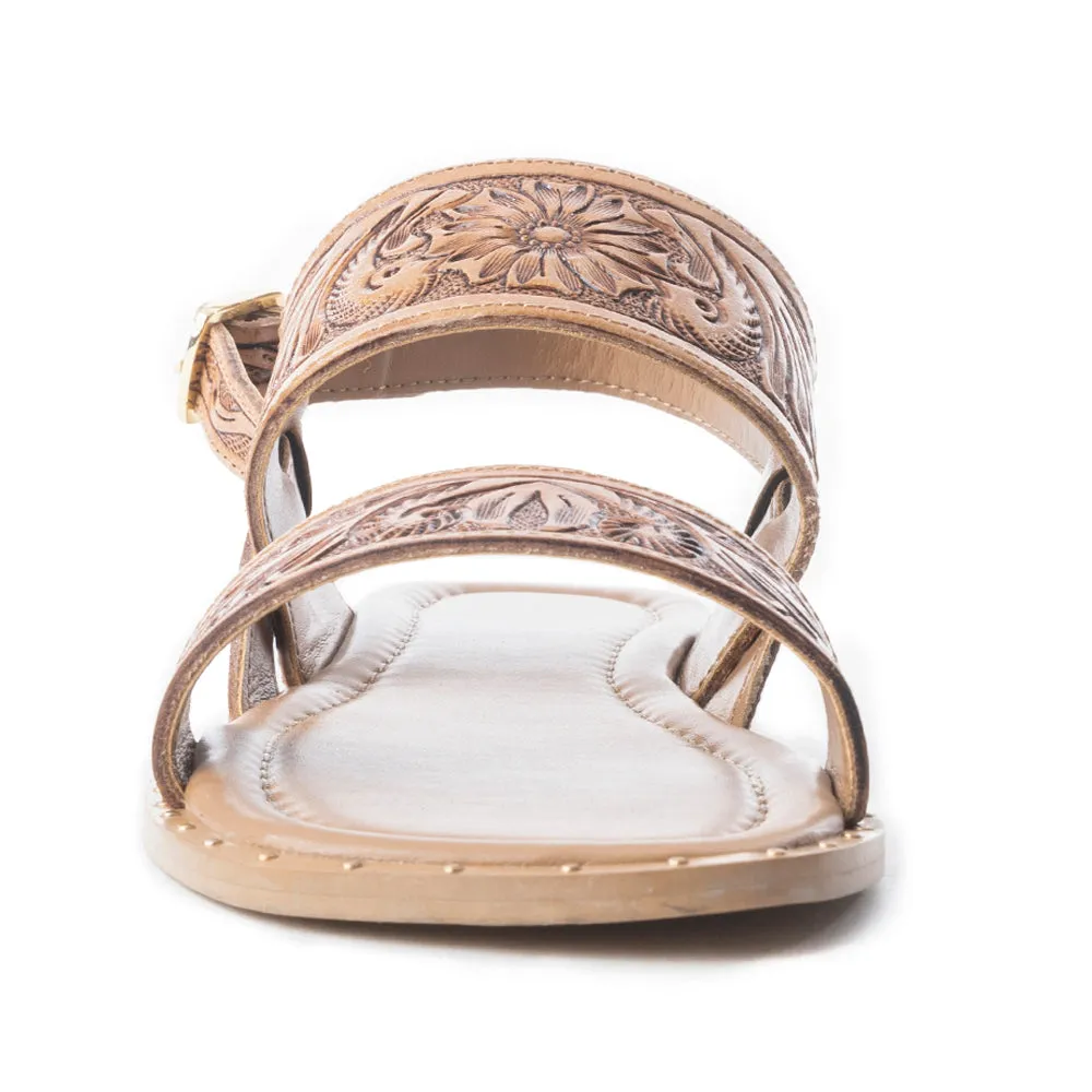 Wildlfower Wanderer Sandals In Natural sold by Myra Bag product image thumbnail 3