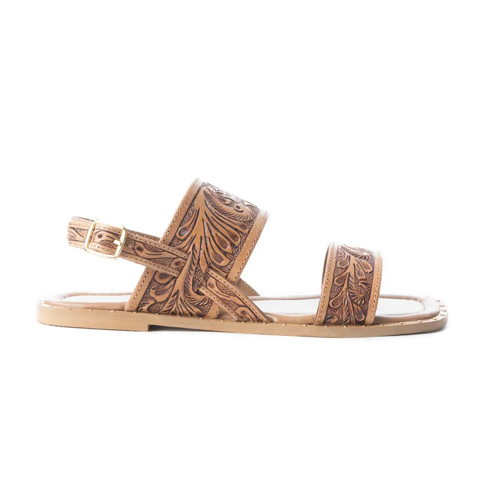 Wildlfower Wanderer Sandals In Natural sold by Myra Bag