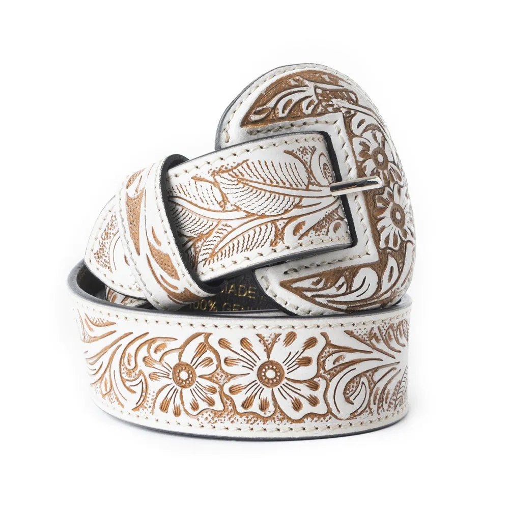 Talon High Desert Women's Belt In White sold by Myra Bag product image thumbnail 2