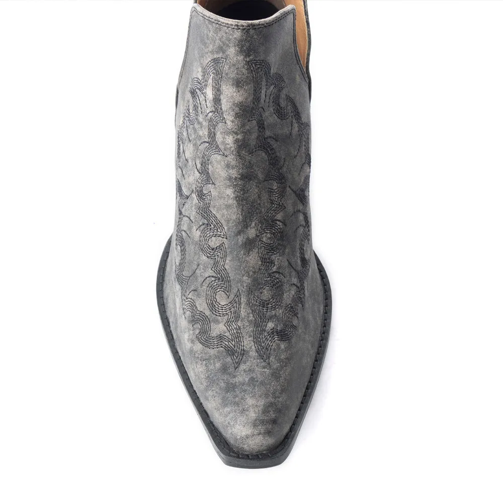 Moonlight on the Mesa Booties In Crackle Black sold by Myra Bag product image thumbnail 5