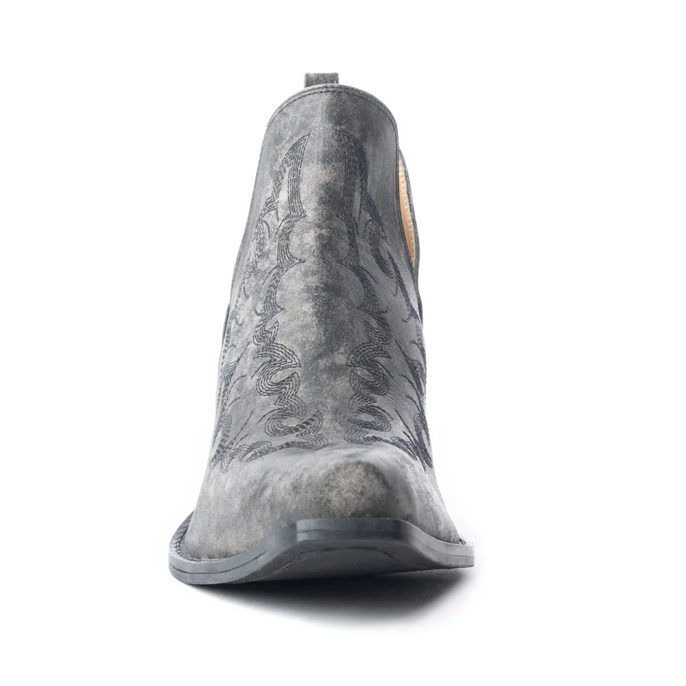 Moonlight on the Mesa Booties In Crackle Black sold by Myra Bag product image thumbnail 3