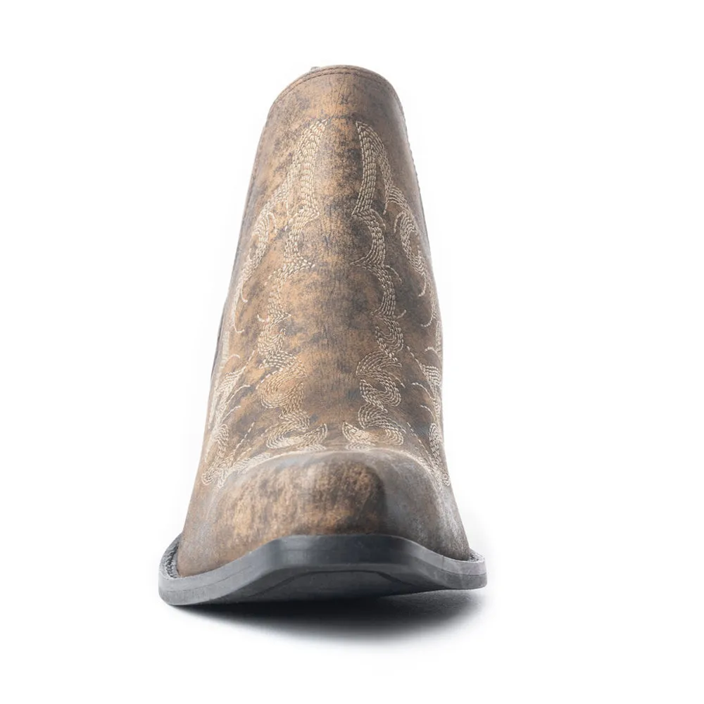 Moonlight on the Mesa Booties In Crackle Brown sold by Myra Bag product image thumbnail 3