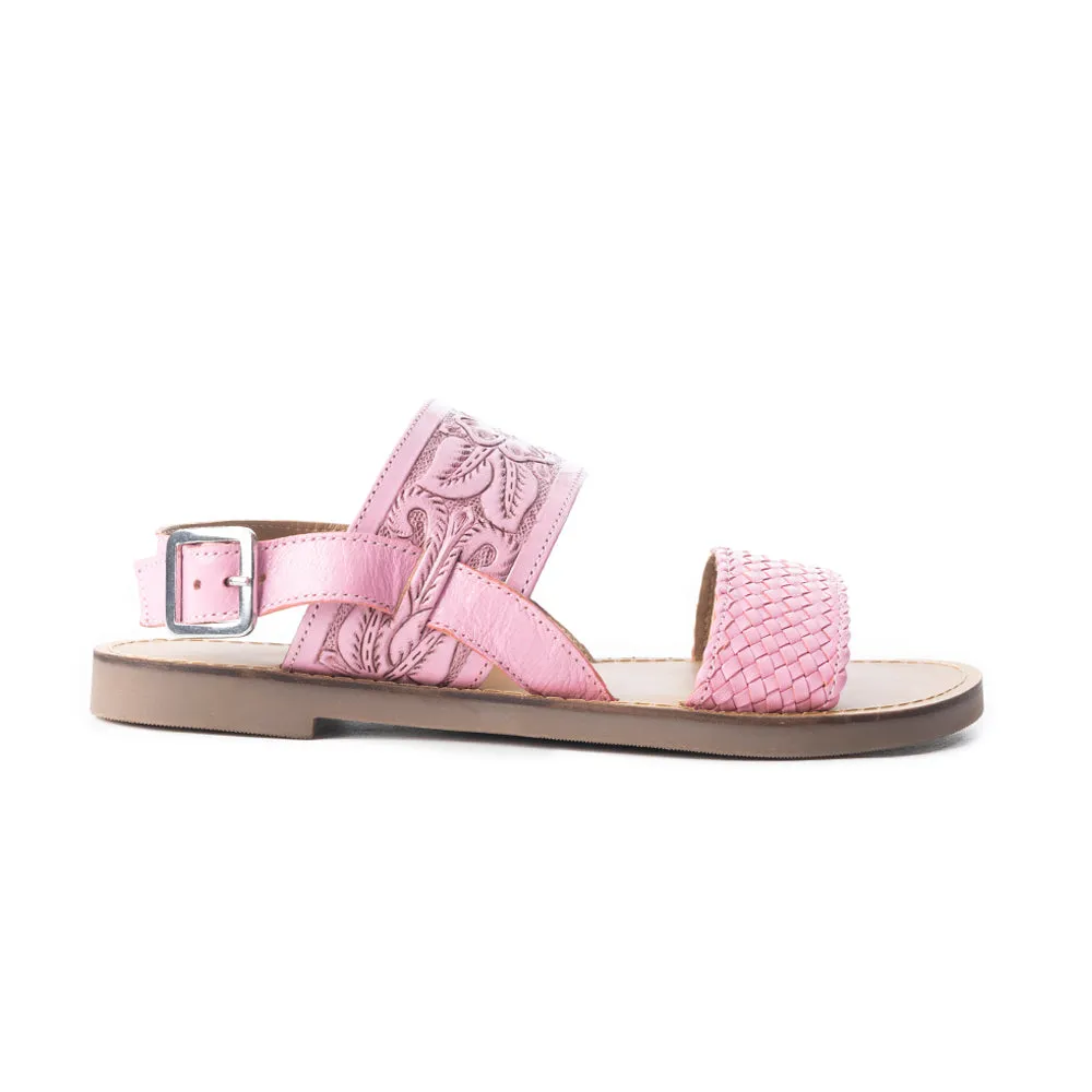Eagle Flight Sandals In Pink sold by Myra Bag