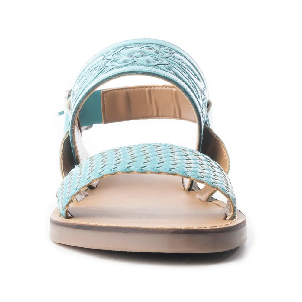 Eagle Flight Sandals In Turquoise sold by Myra Bag product image thumbnail 3