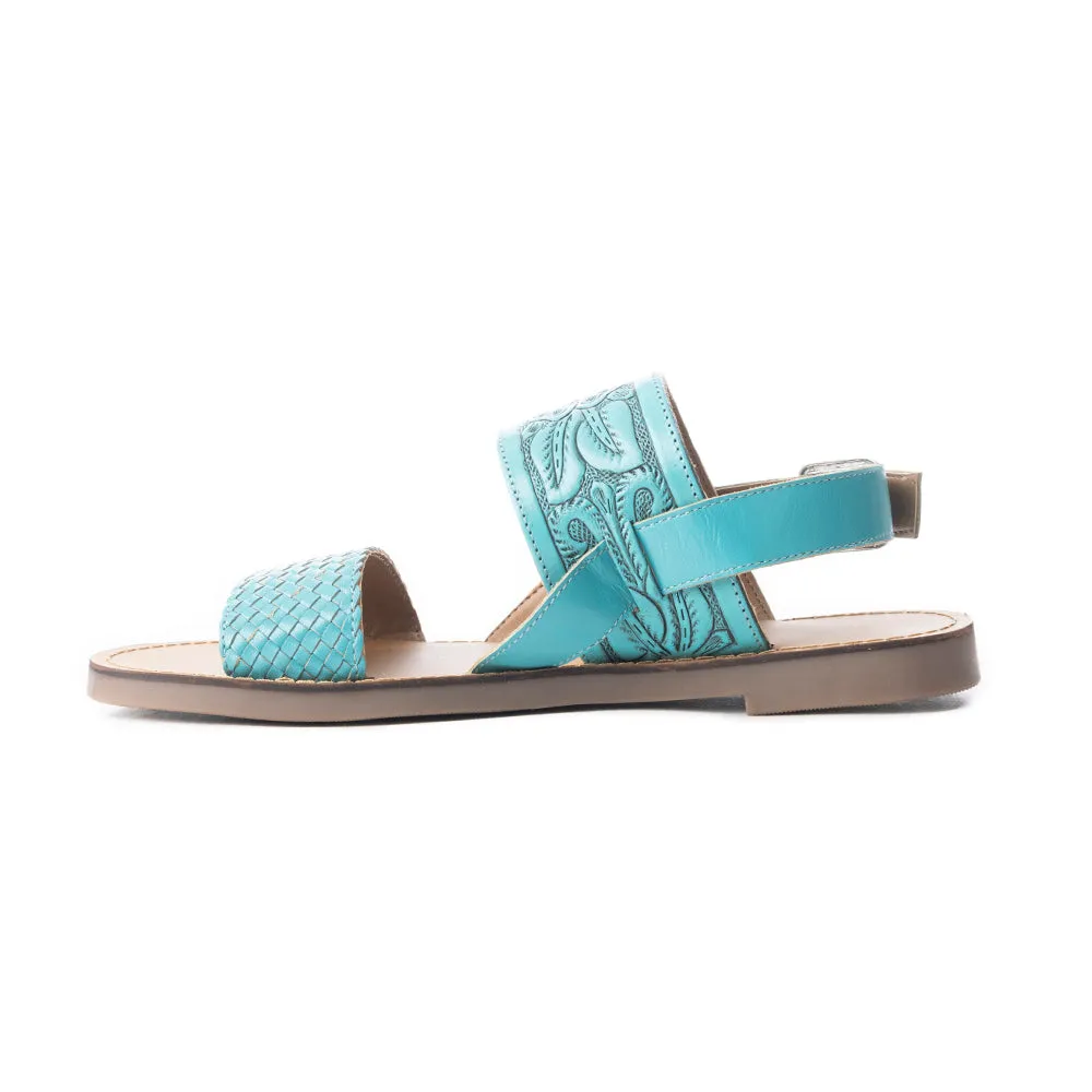 Eagle Flight Sandals In Turquoise sold by Myra Bag product image thumbnail 4