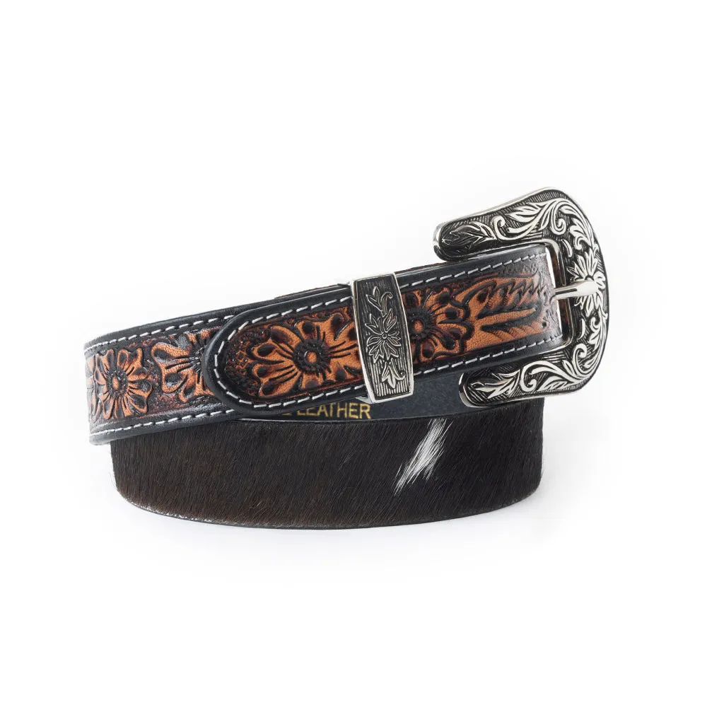 Jenson Hill Kid's Belt In Black & White sold by Myra Bag product image thumbnail 2
