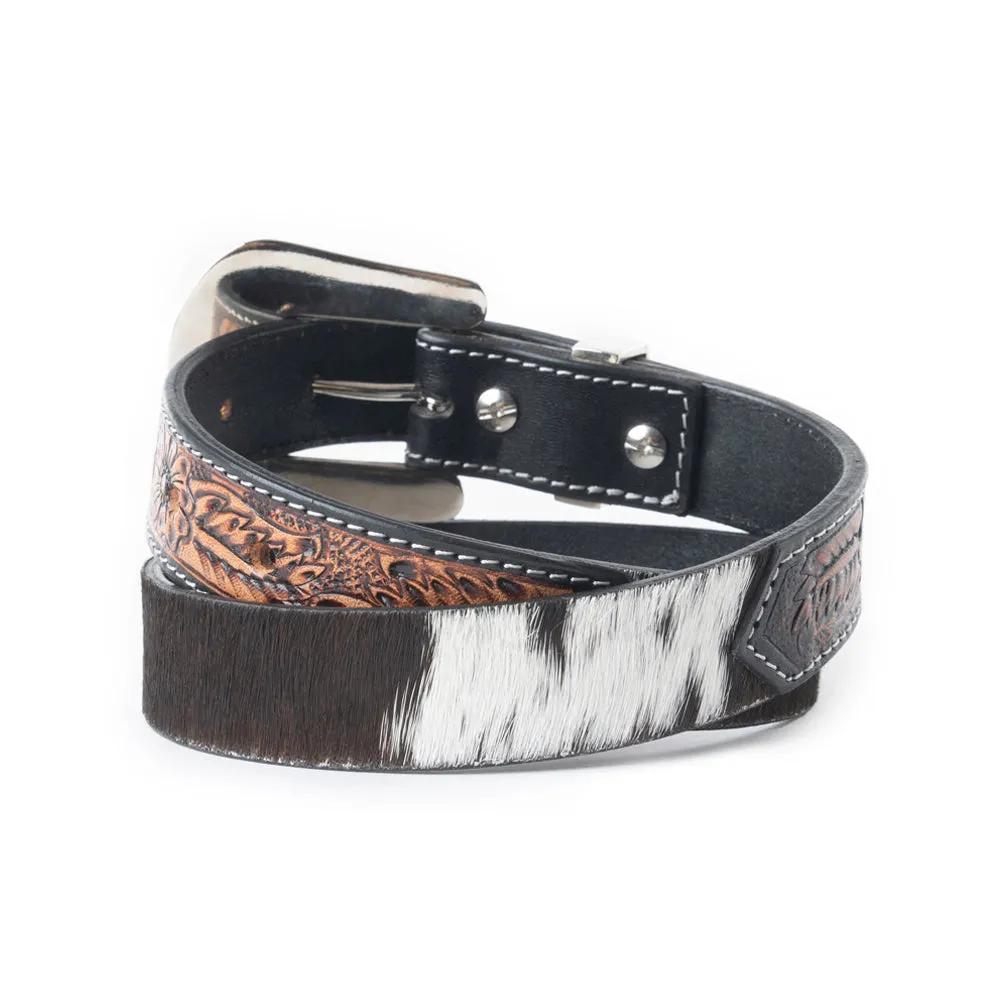 Jenson Hill Kid's Belt In Black & White sold by Myra Bag product image thumbnail 3