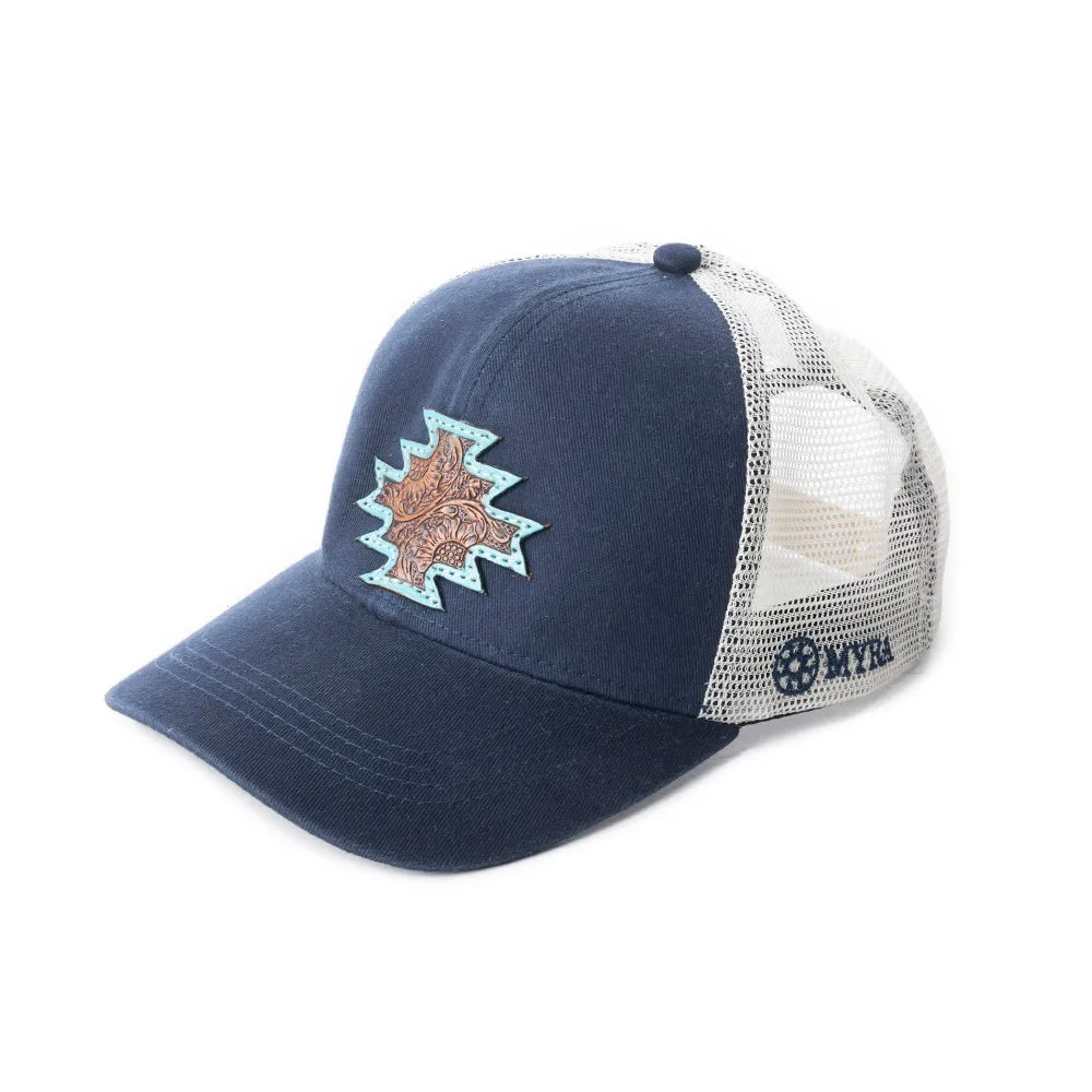 Jenson Hill Cap In Navy & Off White sold by Myra Bag product image thumbnail 2