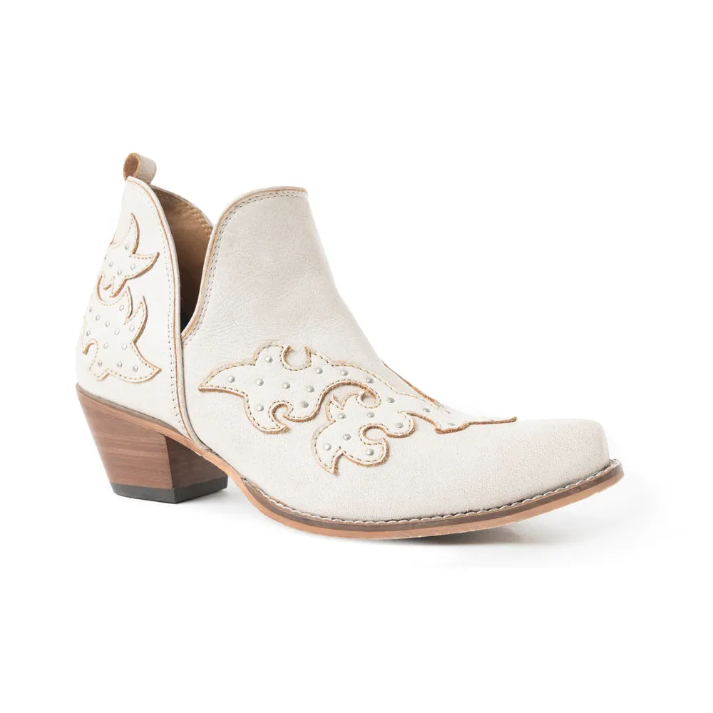 Twin Forks Booties In Crackle White sold by Myra Bag product image thumbnail 2