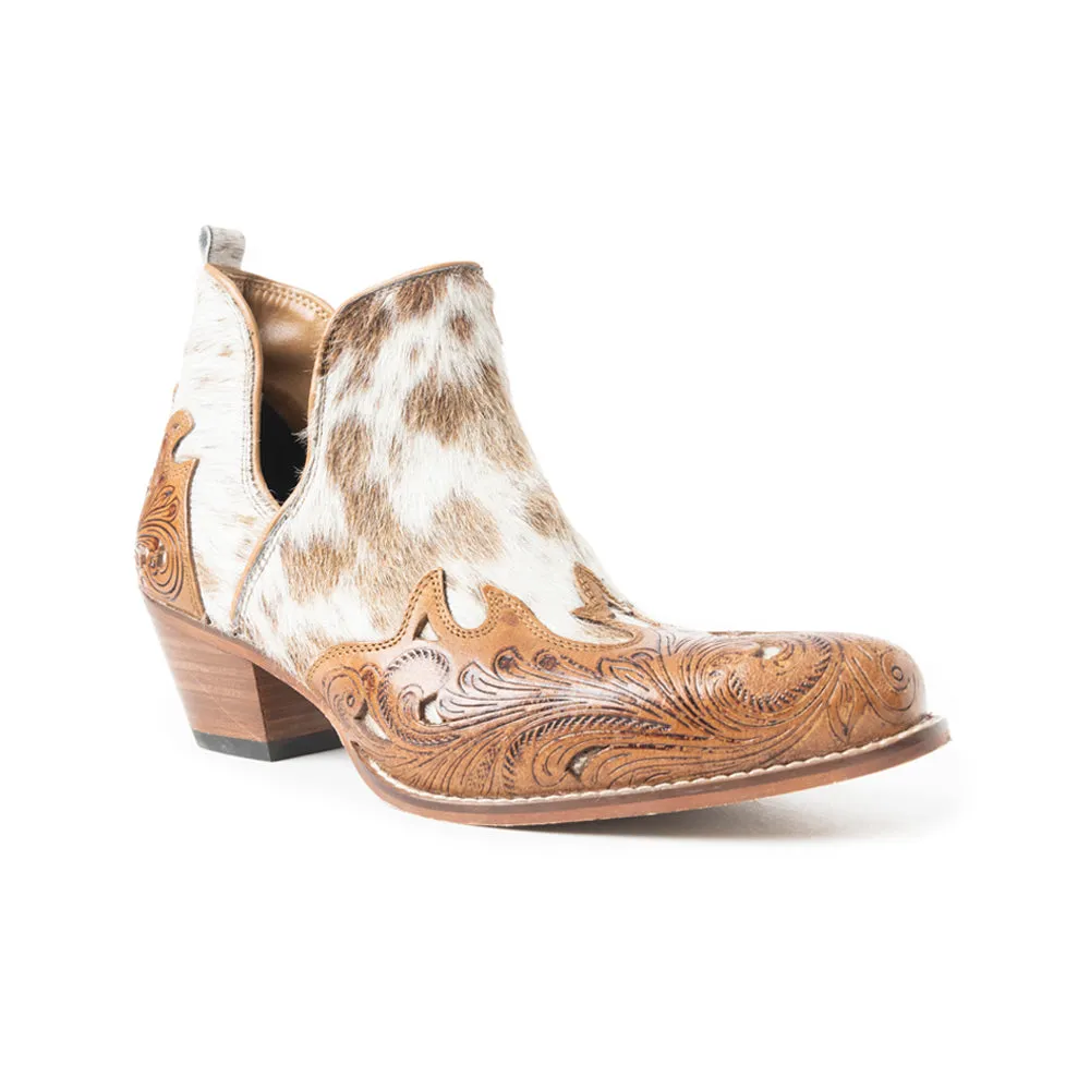 Rosa Canyon Booties In Brown & White sold by Myra Bag product image thumbnail 2