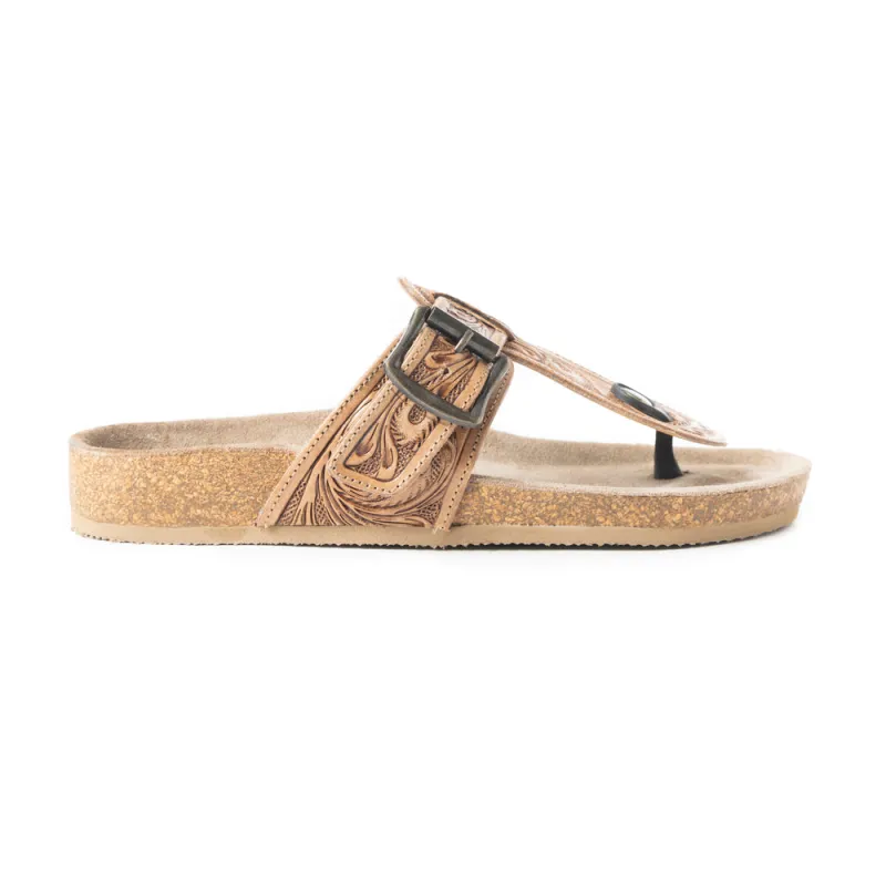 Balinda Ridge Sandals In Brown sold by Myra Bag